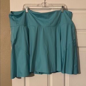 Athleta Asymmetrical Teal Skirt